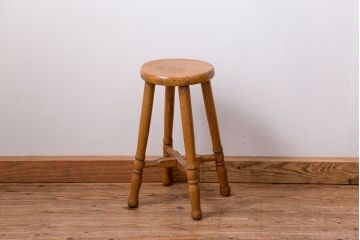 レトロ家具　昭和レトロ アンティーク 丸椅子(スツール)