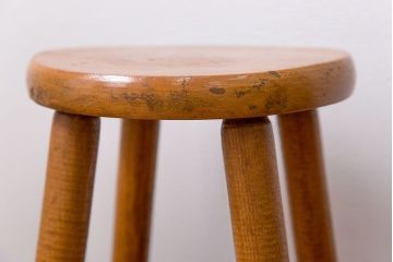 レトロ家具　昭和レトロ アンティーク 丸椅子(スツール)