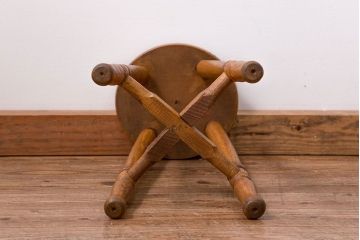 レトロ家具　昭和レトロ アンティーク 丸椅子(スツール)