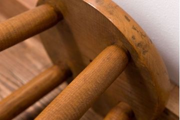 レトロ家具　昭和レトロ アンティーク 丸椅子(スツール)