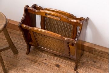 アンティーク雑貨　中古 カリモク マガジンラック