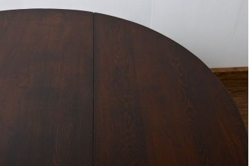 アンティーク家具　イギリスアンティーク 希少特大 オーク材 8〜9人掛けバタフライテーブル(エクステンションテーブル)