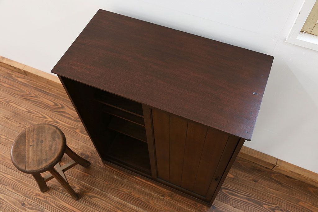 レトロ家具　昭和レトロ シンプルな下駄箱(収納棚、靴箱)