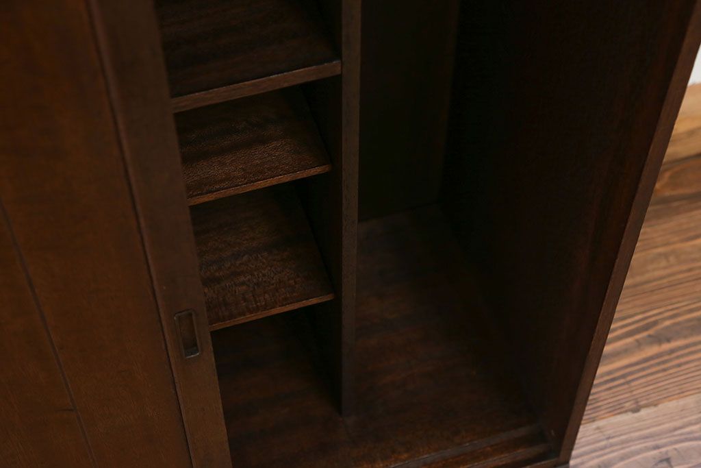 レトロ家具　昭和レトロ シンプルな下駄箱(収納棚、靴箱)