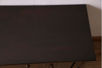 北海道民芸家具　シックな風合いのチェスト(ローボード)(1)
