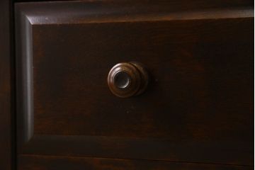 北海道民芸家具　シックな風合いのチェスト(ローボード)(1)