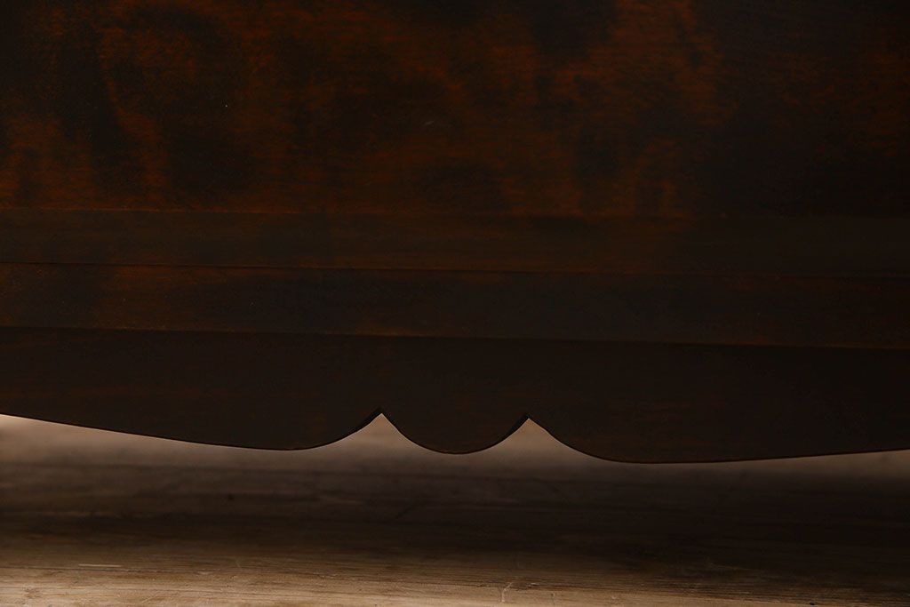 北海道民芸家具　シックな風合いのチェスト(ローボード)(1)