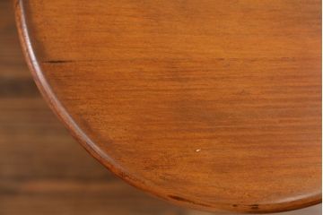 中古 かわいいデザインの木製スツール(丸椅子)