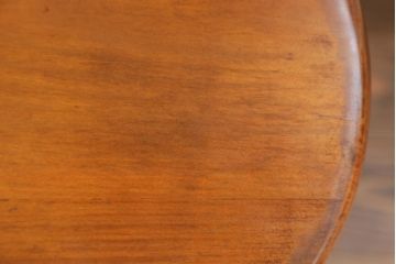 中古 かわいいデザインの木製スツール(丸椅子)