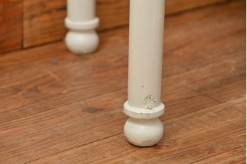 アンティーク家具　アンティーク　かわいいペイント食器棚(カップボード・キッチンキャビネット)