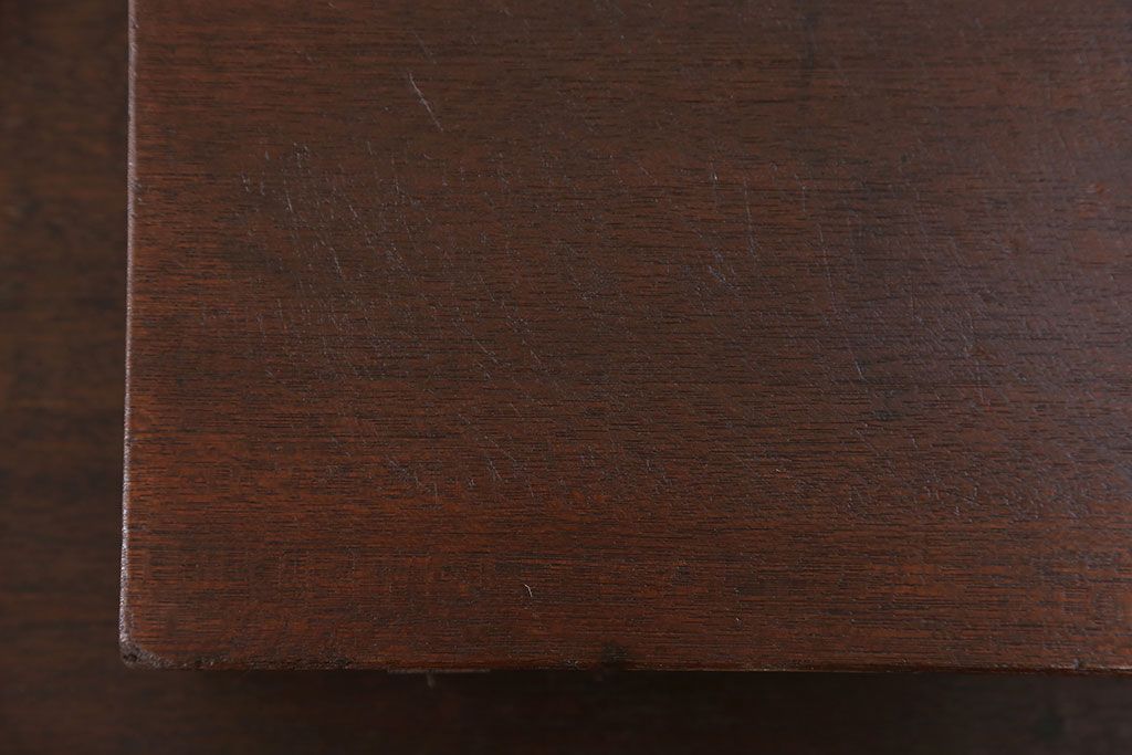 アンティーク雑貨　アンティーク 古い木のシンプルな飾り棚(花台)