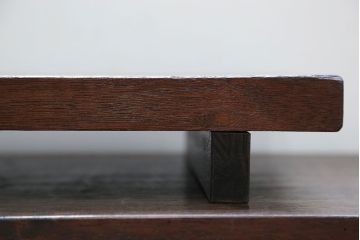 アンティーク雑貨　アンティーク 古い木のシンプルな飾り棚(花台)