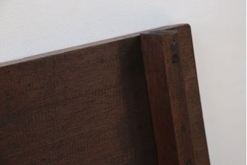 アンティーク雑貨　アンティーク 古い木のシンプルな飾り棚(花台)