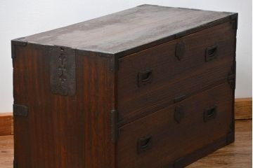 アンティーク家具　古民具・骨董 時代箪笥ローボード(ローチェスト)(1)