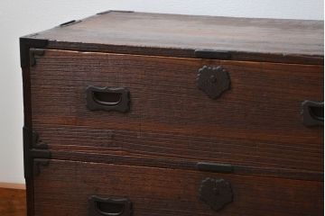 アンティーク家具　古民具・骨董 時代箪笥ローボード(ローチェスト)(1)