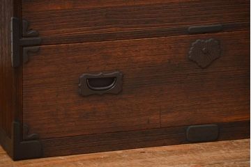 アンティーク家具　古民具・骨董 時代箪笥ローボード(ローチェスト)(1)