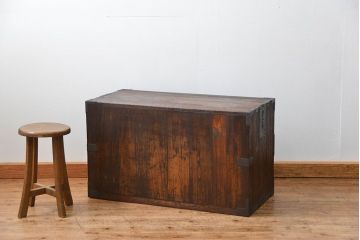 アンティーク家具　古民具・骨董 時代箪笥ローボード(ローチェスト)(1)