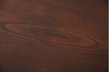 アンティーク家具　アンティーク 杢目の素晴らしい総欅材の脚付きカウンターテーブル(机、作業台)