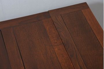 アンティーク家具　イギリスアンティーク ペンキのはげたかわいいドローリーフテーブル(エクステンションテーブル)
