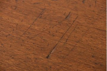 アンティーク家具　アンティーク リメイク品 モールガラスペイント キッチンキャビネット(カウンターテーブル)