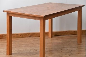 【ラフジュ工房オリジナル・ダイニングテーブル】 古材天板のダイニングテーブル(作業台)(2)