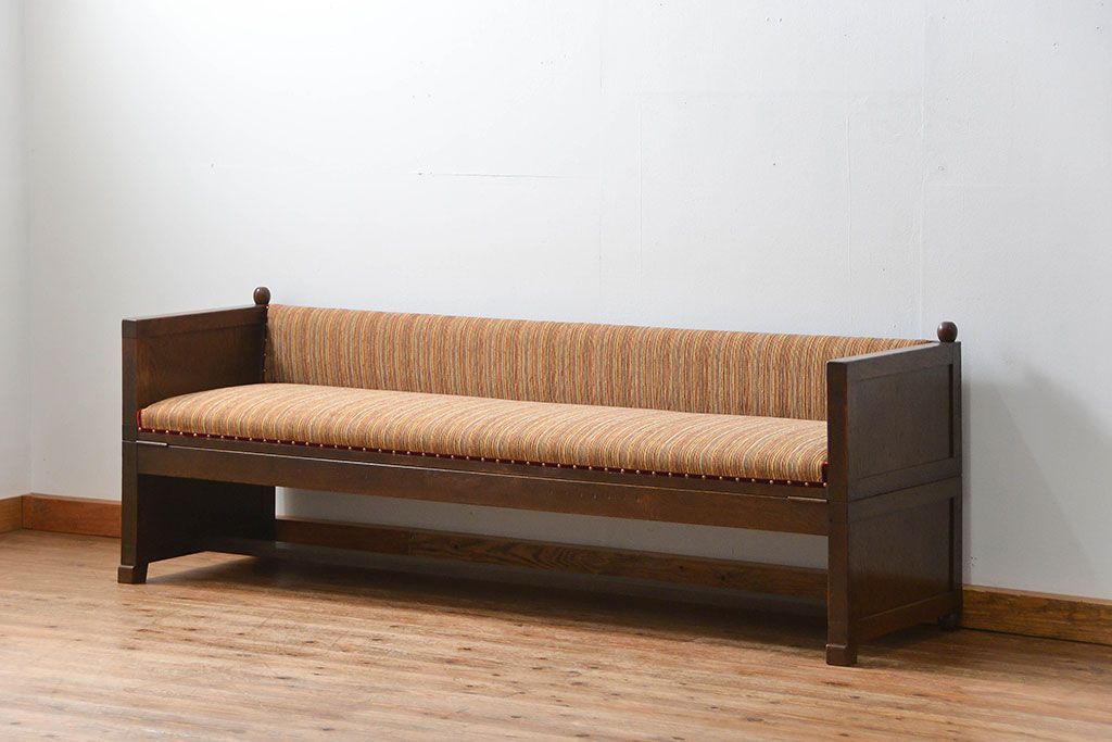 アンティーク家具　珍品 2way アンティークソファベッド(ベンチ)