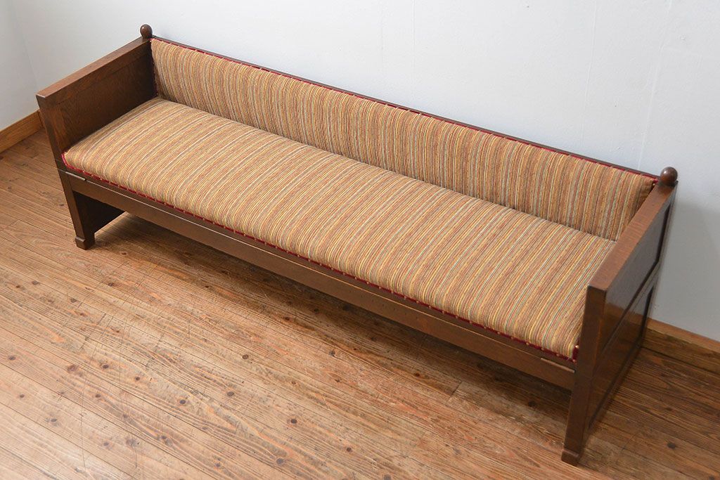 アンティーク家具　珍品 2way アンティークソファベッド(ベンチ)