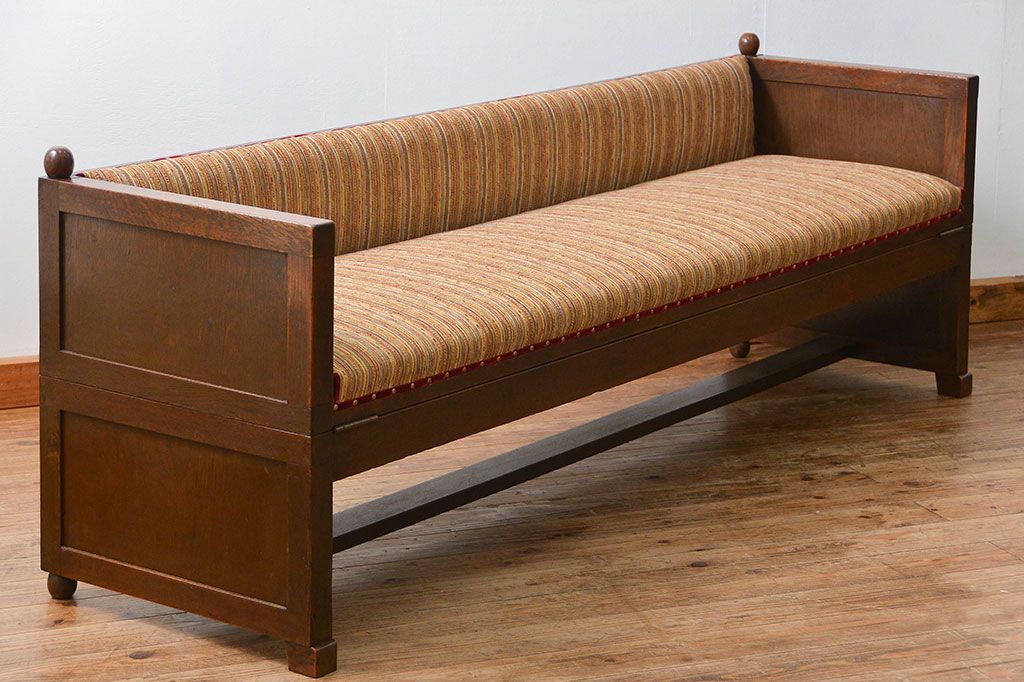 アンティーク家具　珍品 2way アンティークソファベッド(ベンチ)