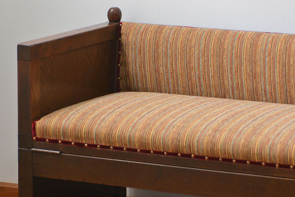 アンティーク家具　珍品 2way アンティークソファベッド(ベンチ)