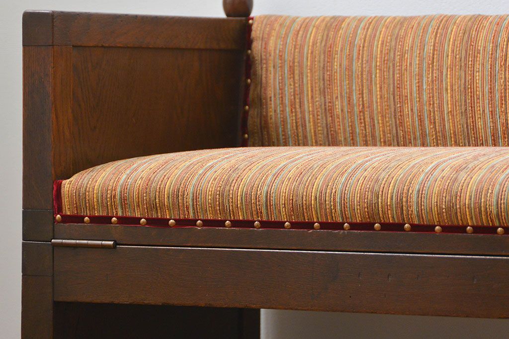 アンティーク家具　珍品 2way アンティークソファベッド(ベンチ)