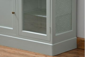 アンティーク家具　アンティーク かわいいリペイント デンタルキャビネット(ケビント、収納棚)
