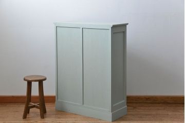 アンティーク家具　アンティーク かわいいリペイント デンタルキャビネット(ケビント、収納棚)