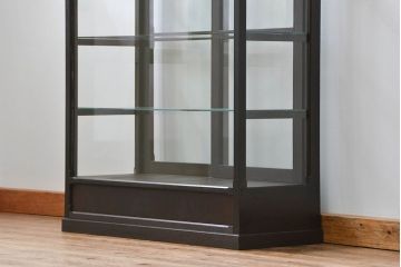 アンティーク家具　大正ロマン 高級品 天枠付き古いタバコ屋のガラスケース(ショーケース)