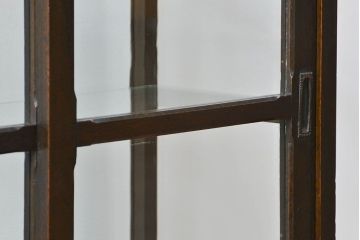 アンティーク家具　大正ロマン 高級品 天枠付き古いタバコ屋のガラスケース(ショーケース)