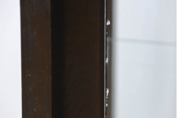 アンティーク家具　大正ロマン 高級品 天枠付き古いタバコ屋のガラスケース(ショーケース)