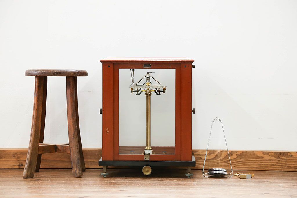 アンティーク雑貨　昭和レトロ 豪華!大きな化学天秤