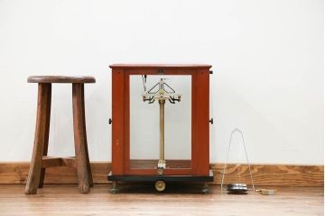 アンティーク雑貨　昭和レトロ 豪華!大きな化学天秤