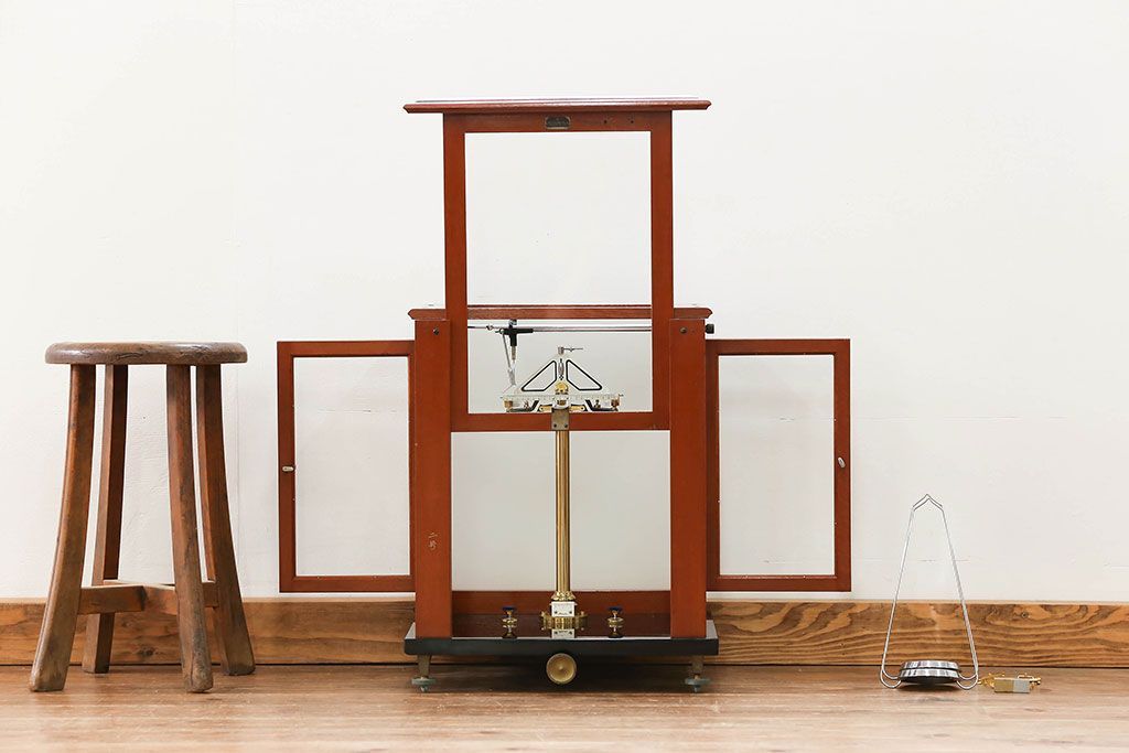 アンティーク雑貨　昭和レトロ 豪華!大きな化学天秤