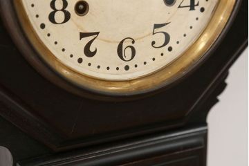 アンティーク雑貨　アンティーク 古い八角柱時計(ボンボン時計)