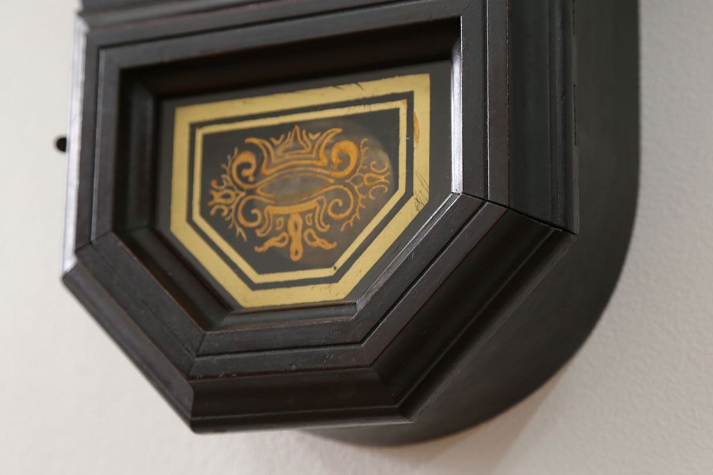 アンティーク雑貨　アンティーク 古い八角柱時計(ボンボン時計)