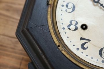 アンティーク雑貨　アンティーク 古い八角柱時計(ボンボン時計)