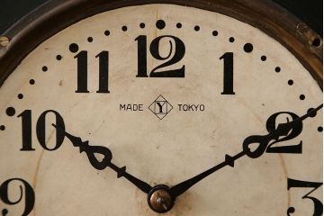 アンティーク雑貨　アンティーク 古い八角柱時計(ボンボン時計)