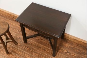 アンティーク家具　アンティーク 大正ロマン 上質なサイドテーブル