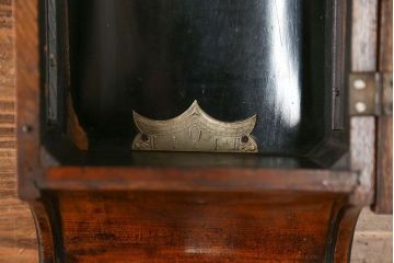 アンティーク雑貨　アンティーク 大正ロマン スジガラス 高級柱時計(ボンボン時計、スリゲル)