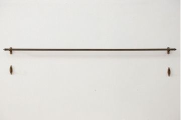 アンティーク雑貨　アンティーク 真鍮製の小さなカーテンレール