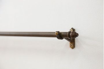 アンティーク雑貨　アンティーク 真鍮製の小さなカーテンレール