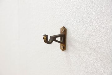 アンティーク雑貨　アンティーク 真鍮製の小さなカーテンレール