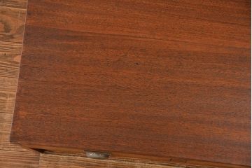 レトロ家具　昭和レトロ シンプルな2杯引き出し平机(テーブル)