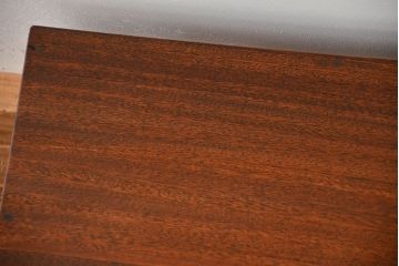 レトロ家具　昭和レトロ シンプルな2杯引き出し平机(テーブル)