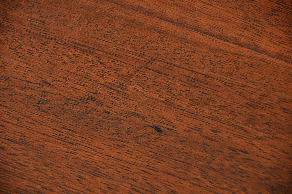 レトロ家具　昭和レトロ シンプルな2杯引き出し平机(テーブル)